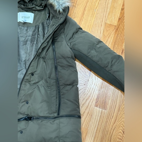 🔥NWT🔥 Derek Lam 10 Crosby Ladies' Down Jacket Size S removable fur - Picture 11 of 12